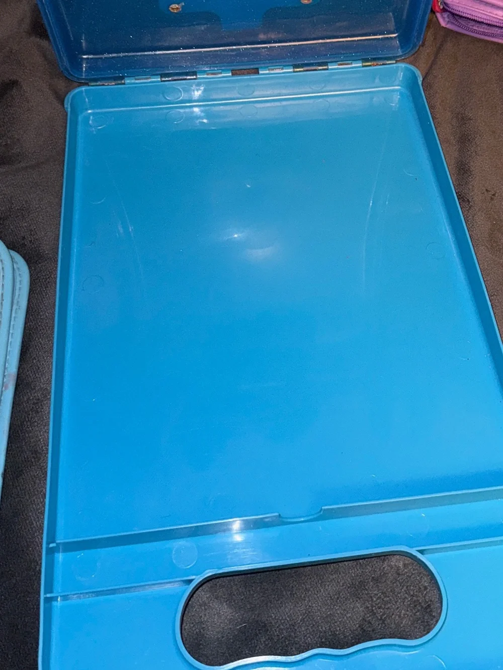 Lisa Frank blue glitter